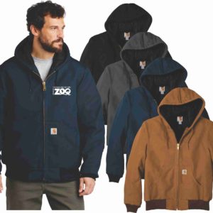 Carhartt ® Quilted-Flannel-Lined Duck Active Jacket