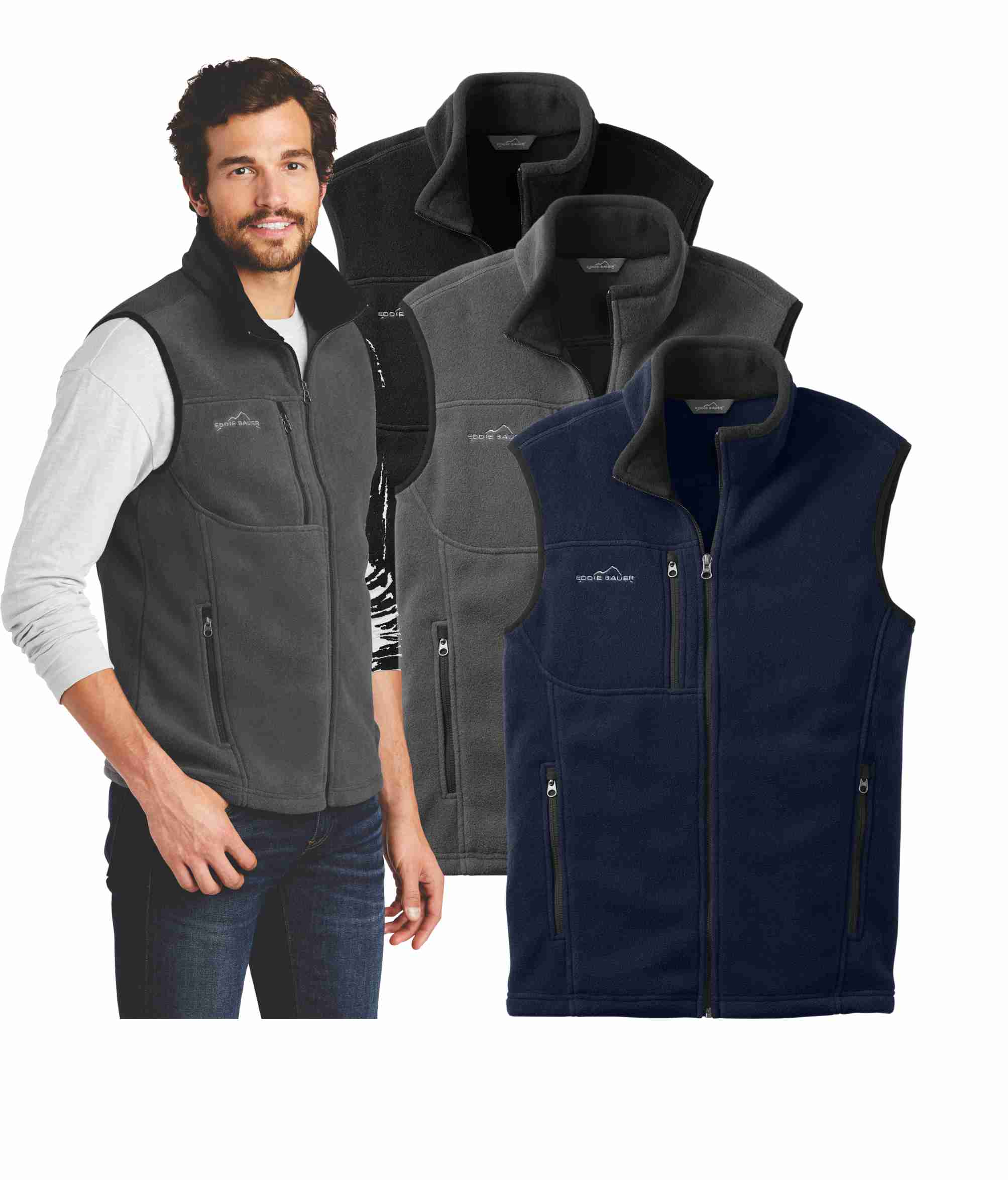 Eddie Bauer® – Mens Fleece Vest – Kathleen Enterprises