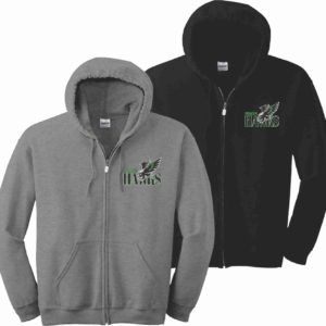 Gildan Full Zip Up Hooded Sweat