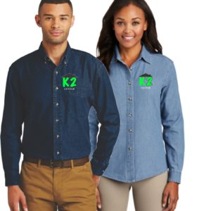 Port & Company® - Long Sleeve Denim Shirt