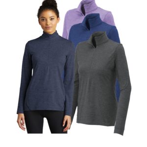 Sport-Tek® Ladies Exchange 1.5 Long Sleeve 1/2-Zip