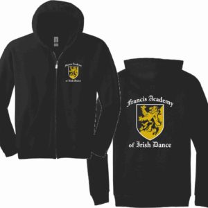 Full Zip Up Hooded Sweatshirt