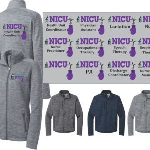 NEW SPECIFIC DEPT Full Zip Digi Stripe Fleece Jacket