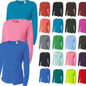 NEW LADIES Underscrub Performance Longsleeve Shirt with cuffs