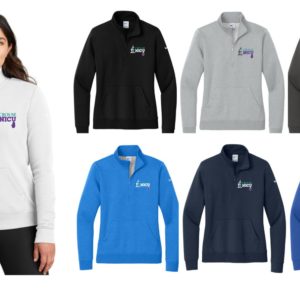 Nike LADIES Half Zip Club Fleece Pullover