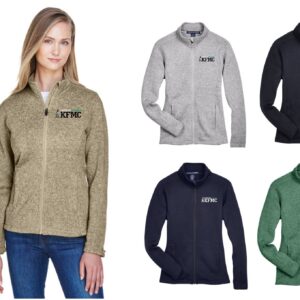 Devon & Jones Ladies Full Zip Sweater Fleece Jacket