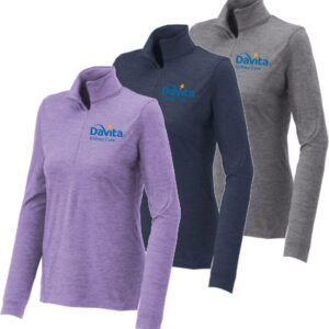Women's Light Weight Long Sleeve 1/2-Zip Pullover
