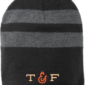 Winter Striped Knit Hat