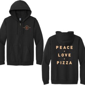 Full Zip Up Hooded Sweatshirt