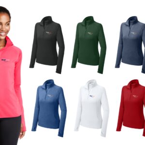 Ladies 1/4 Zip Performance Pullover