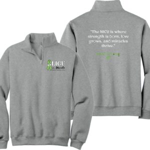 1/4 Zip Up Pullover Sweatshirt 50/50