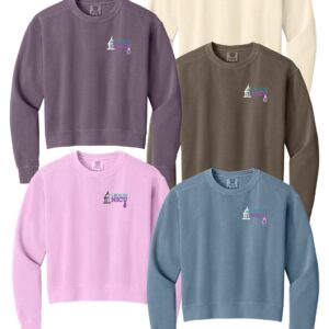 COMFORT COLORS LADIES MID LENGTH CREW SWEAT