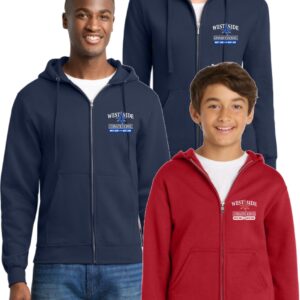 Full Zip Up Sweatshirt